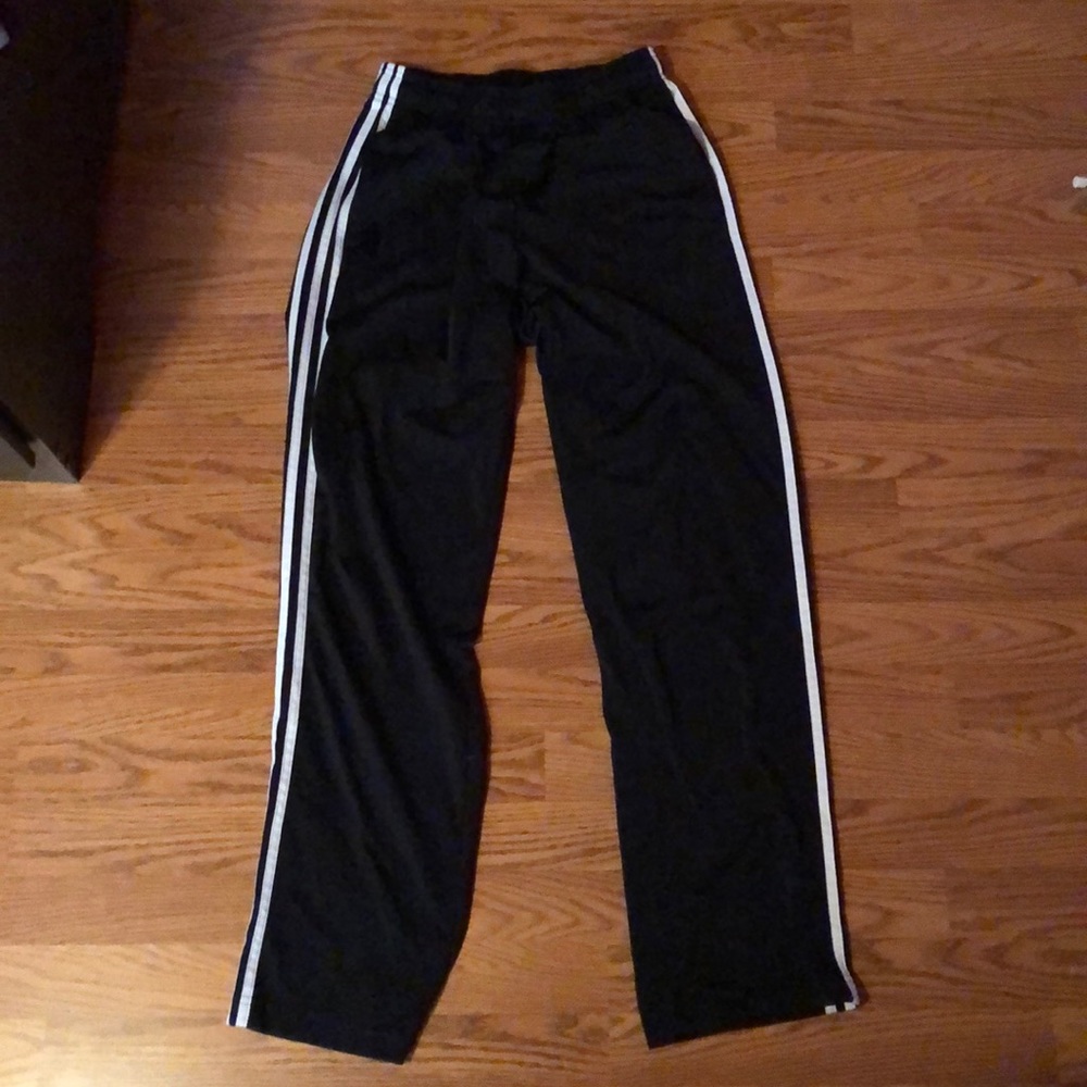 Adidas three striped sweatpants